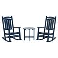 Hastings Classic Rocking Chair With Side Table 3-Piece Set