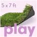 ALLGREEN Play 5 x 7 ft Artificial Grass for Pet Kids Playground and Parks Indoor/Outdoor Area Rug