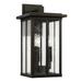 Capital Lighting 943832 Barrett 3 Light 18 Tall Outdoor Wall Sconce - Bronze