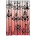 MOHome Chandelier Pattern Shower Curtain Waterproof Polyester Fabric Shower Curtain Size 48x72 inches