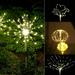 Willstar Outdoor Solar Garden Lights 120 LED Copper Wire Light Stake Landscape Light DIY Firework Light for Garden Pathway Party Decor