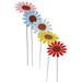 Grandest Birch 5Pcs/Set Floral Garden Stakes Flexible DIY Iron Wire Beautiful Metal Garden Flower Sticks for Gardening Beautiful V