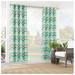 WaverlyÂ® Sun n Shade Borderline Light Filtering Grommet Top Single Curtain Panel Oasis 52 x 95