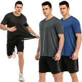 Men s Cool Dry Short Sleeve Compression Shirts Sports Baselayer T-Shirts Tops Athletic Workout Shirt For Running Baseball Basketball Soccer Football