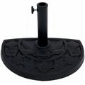 Black Free standing Umbrella Half Base