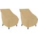 Classic Accessories Terrazzo High Back Patio Chair Cover 2-Pack Bundle