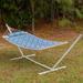 Castaway Living 11 ft L x 52 in W Quilted Hammock w/ Stand & Pillow Combo - Navy
