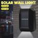 Hands DIY Solar Wall Light Outdoor LED Solar Security Light Auto ON/OFF Solar Fence Light IP65 Waterproof Solar Patio Light for Patio Stairs Yard Garden Pathway