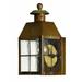 Brass Outdoor Lantern Fixture in Traditional-Coastal Style 4.5 inches Wide By 9.75 inches High Bailey Street Home 81-Bel-558868