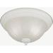 Forte Lighting 20000-02 Energy Efficient Fluorescent 11.25Wx6h Indoor Flushmount Ceiling