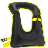 Kernelly Inflatable Snorkel Vest Adult Snorkeling Jackets Free Diving Swimming Safety Load Up to 220 Ibs