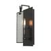1-Light Swingarm Wall Lamp in Oil Rubbed Bronze with Glass Panel with Glass Panel Made Of Glass-Metal Contemporary Wall Sconce Bailey Street Home