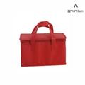 Portable Lunch Cooler Bag Home Thermal Insulated Lunch Food Ice Box Delivery Picnic Bag Carrier J5D6