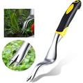 Hand Weeder Tool with Ergonomic Handle Casewin Stainless Manual Garden Weeding Tools Gardening Weed Puller Bend-Proof for Plant Garden Lawn Farmland Transplant Flower and Vegetable Care