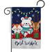 Angeleno Heritage G135299-BO 13 x 18.5 in. Christmas Buddy Garden Flag with Winter Double-Sided Decorative Vertical Flags House Decoration Banner Yard Gift