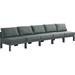 Meridian Furniture Nizuc Grey Outdoor Patio Modular Sofa