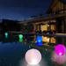 Muross Floating Pool Lights 16 Colors Changing LED Ball Lights with Remote Control Waterproof Pool Glow Ball Lights for Pool Beach Patio