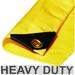 12 Mil Extra Heavy Duty Yellow Tarp 3 Ply Reinforced Canopy 6 oz Premium Shade Tarp Finished Size:5.6 x 7.6