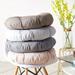 18.9x18.9in Round Chair Soft Pad Thicker Seat Pad Cushion Dining Patio Home Office Indoor Outdoor Garden Sofa Buttock Cushion Window Gray