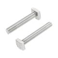 Square Head Bolt 2 Pack M8x50mm 304 Stainless Steel Grade C Square Screws