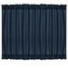 Unique Bargains French Door Window Blackout Curtain Panel Navy Blue 54 x 40