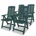 ametoys Reclining Patio Chairs 4 pcs Green