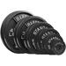 IFAST Olympic Barbell Weight Plates 2 Inch Hole Solid Cast Iron Barbell Weight Plates Strength Training Weightlifting Bodybuilding Powerlifting Sold in Pair