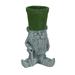 Special T Imports Moss Flocked Resin Garden Gnome Flower Pot Indoor/ Outdoor