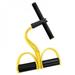 Greyghost 4 Tubes Strong Fitness Yoga Resistance Bands Latex Pedal Exerciser Sit- up Yoga Fitness Gear Leg Pull Pedal Exerciser Yellow