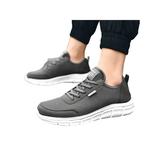 GENILU Men s Breathable Running Sneakers Comfor Athletic Walking Tennis Non Slip Lace Up Sport Casual Shoes Black