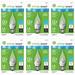 GE Lighting 62989 1.8-Watt Clear LED Candle-Shape Light Bulb Medium Base (6 Pack)