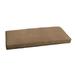 Humble and Haute Sunbrella Textured Brown Indoor/ Outdoor Bench Cushion 37 to 48 by 47.5 in w x 18 in d