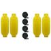 Extreme Max 3006.8558.4 BoatTector Inflatable Fender Value 4-Pack - 10 x 30 Neon Yellow