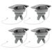 4pcs Kayak Caps Air Covers Inflatable Boat Air Plugs Kayak Parts