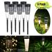 6 Pack Solar Lights Outdoor Garden Super Bright Waterproof Solar Pathway Light Auto On/Off Wireless Sun Powered Landscape Lighting for Yard Patio Walkway Decorative (Cool White)