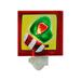 Lynn Roberts 3.5 Christmas Traditions Striped Holiday Mitten Night Light - Red/Green