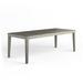 Carmel 83 Wide Contemporary Outdoor Dining Table in Distressed Weathered Gray