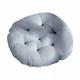 Novobey Patio Chair Cushions Round Seat Pillows Floor Pads Reversible Chair Cushion With Ties Tatami Pad for Indoor/Outdoor Furniture Sitting Living Room Garden