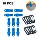 10 Pcs Tarp Clips with Carabiner - Heavy Duty Lock Grip Thumb Screw Camp Tent Clamp Clip for Awnings Outdoor Camping Caravan Cano