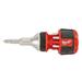 Pack of 1 Milwaukee 48-22-2330 8 In 1 Compact Ratcheting Multi-Bit Driver