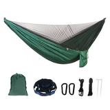 Fesfesfes Ultraligh Portable Outdoor Camping Mosquito Net Nylon Hanging Bed Sleeping Swing Lightweight Hanging Hammocks Tree Straps Swing Hammock Bed For Outdoor Backpacking Sturdy Easy To Install.