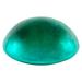 Achla Designs Crackle Glass Garden Toadstool Gazing Ball Emerald Green