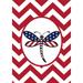 Toland Home Garden Patriotic Dragonfly- Red summer Patriotic Flag Double Sided 28x40 Inch