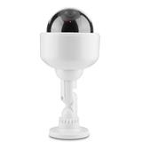 Brrnoo Dummy Security Camera Dome Shape Blinking Fake Security Camera 360Â° Rotation Camera Fake Security Camera Dummy Camera