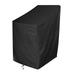 Rinhoo Chair Cover Waterproof Buckle Outdoor Seat Cover Foldable Oxford Cloth Patio Lounge Protector