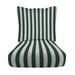 RSH DÃ©cor Indoor Outdoor Sunbrella Deep Seating Cushion Set 25â€�x 25â€� x 5â€� Seat and 25â€� x 21â€� Back Mason Forest Green