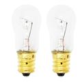 2-Pack Replacement Light Bulb for General Electric PSI23MGPCCC Refrigerator - Compatible General Electric WR02X12208 Light Bulb