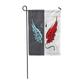 LADDKE Eagle Angel and Devil Wings Angelic Bird Clip Garden Flag Decorative Flag House Banner 12x18 inch