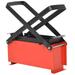 Paper Log Briquette Maker Steel 13.4 x5.5 x5.5 Black and Red