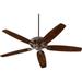 90565-86-Quorum Lighting-Apex - Ceiling Fan in Soft Contemporary style - 56 inches wide by 12.5 inches high-Oiled Bronze Finish-Oiled Bronze Blade